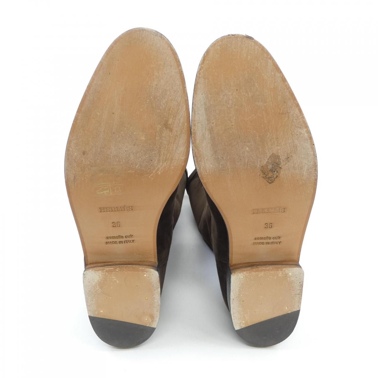 Hermes Hermes Hermes Suede Long Boots Suede Shoes DUTY FREE for USA Size ONE SIZE - 4 Thumbnail