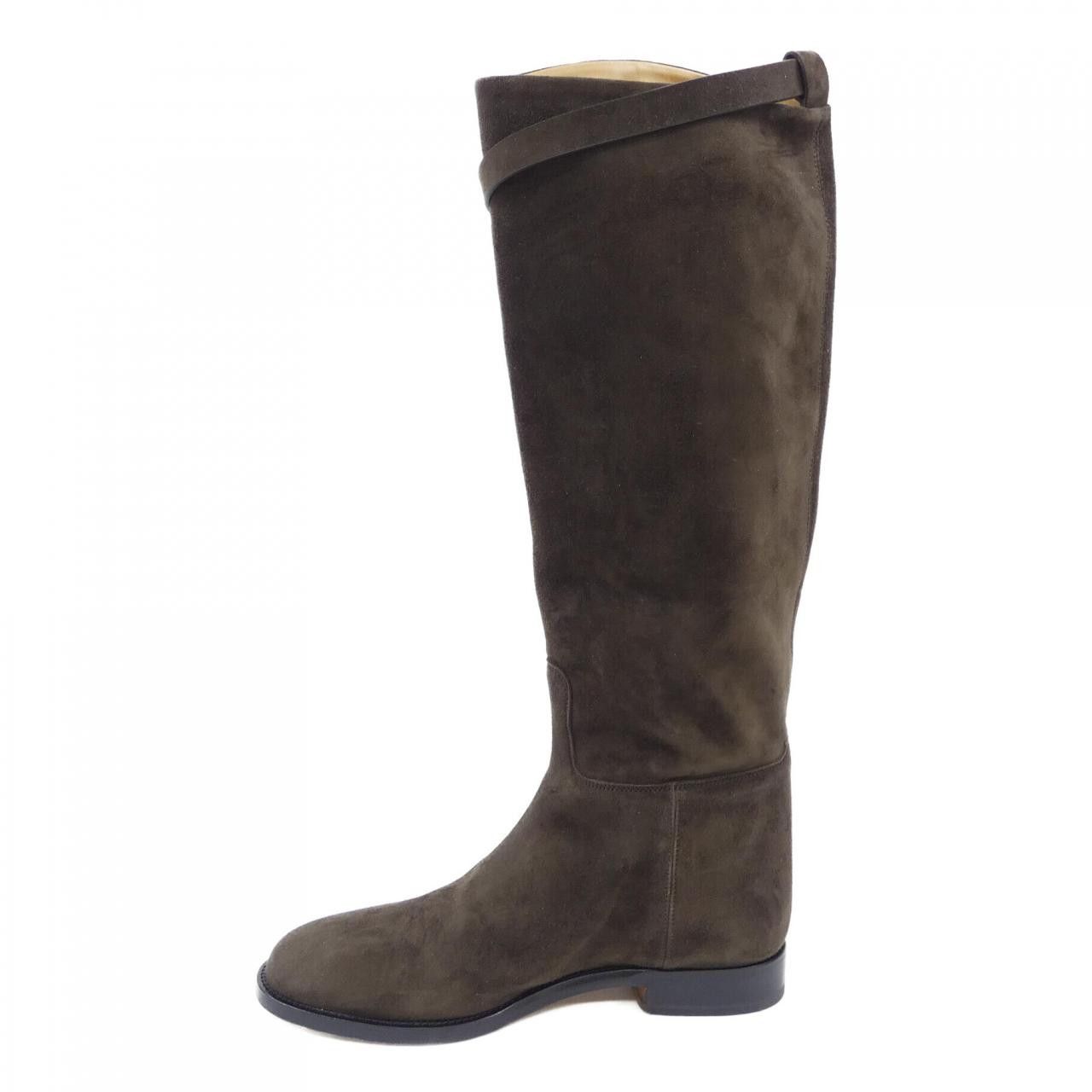 Hermes Hermes Hermes Suede Long Boots Suede Shoes DUTY FREE for USA Size ONE SIZE - 2 Thumbnail