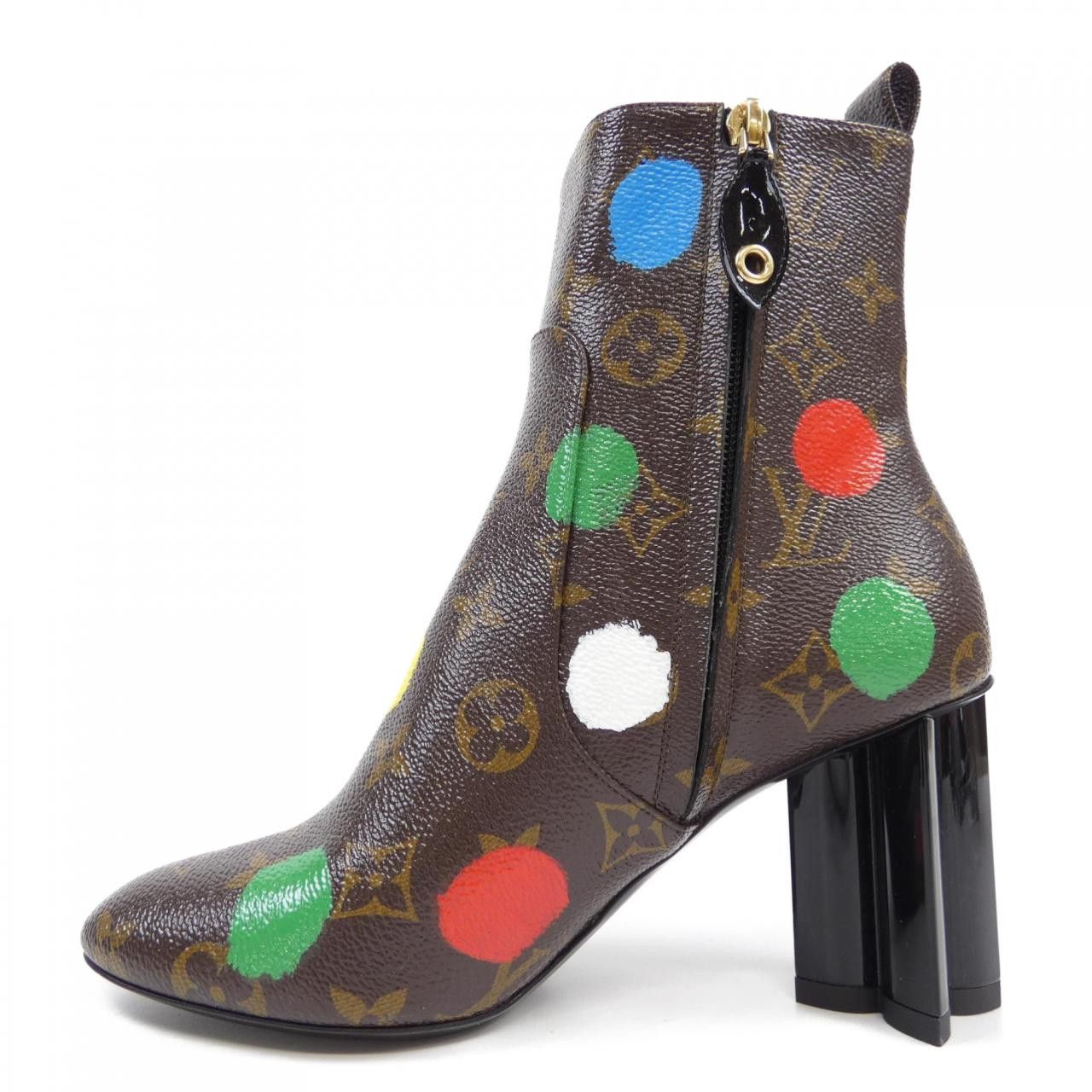 Louis Vuitton Louis Vuitton Louis Vuitton Silhouette Line Ankle Boots Leather Shoes DUTY FREE for USA Size ONE SIZE - 2 Thumbnail