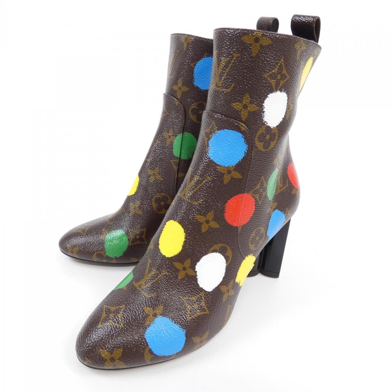 Louis Vuitton Louis Vuitton Louis Vuitton Silhouette Line Ankle Boots Leather Shoes DUTY FREE for USA Size ONE SIZE - 3 Thumbnail