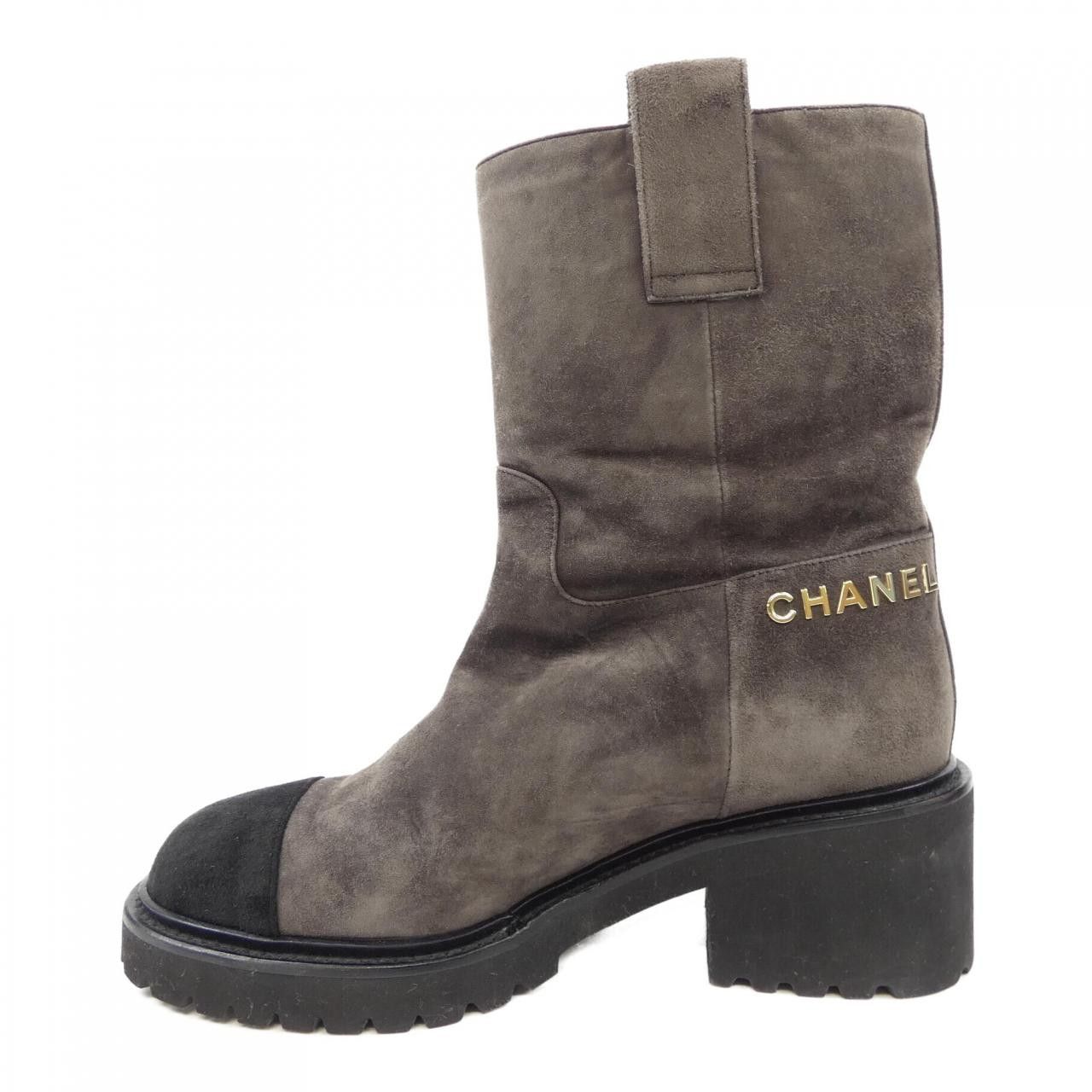 Chanel Chanel Chanel G36749X54465 Boots Leather Shoes G36749X54465 DUTY FREE for USA Size ONE SIZE - 2 Thumbnail