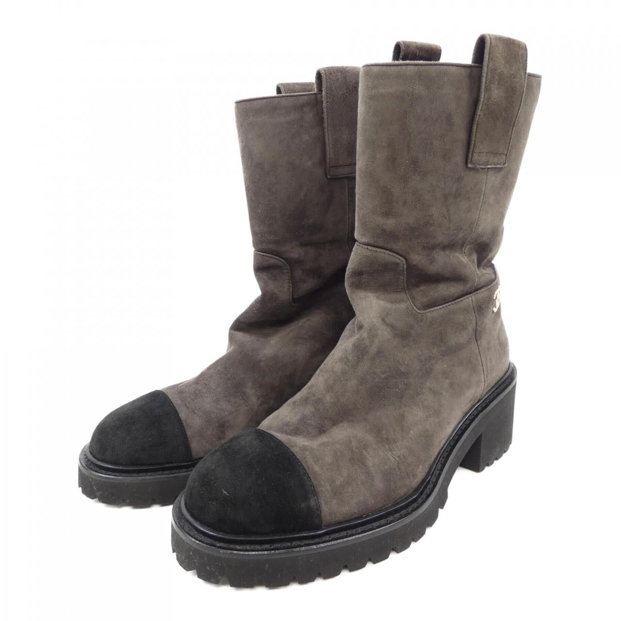 Chanel Chanel Chanel G36749X54465 Boots Leather Shoes G36749X54465 DUTY FREE for USA Size ONE SIZE - 3 Thumbnail