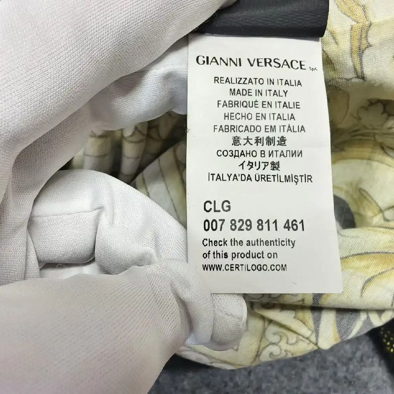 Versace Versace Black Men's Jacket 0089 Size US XS / EU 42 / 0 - 6 Thumbnail