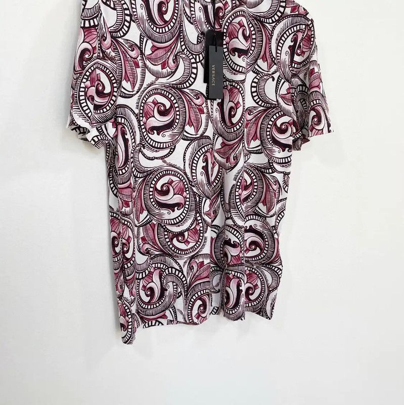 Versace Versace Summer Pink Short Sleeve Cotton T-shirt 0089 Size US S / EU 44-46 / 1 - 3 Thumbnail