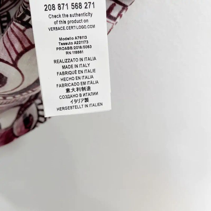 Versace Versace Summer Pink Short Sleeve Cotton T-shirt 0089 Size US S / EU 44-46 / 1 - 5 Thumbnail