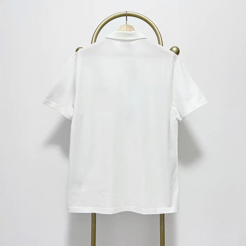 Versace Versace Summer White Cotton Embroidered Polo 0089 Size US XXL / EU 58 / 5 - 5 Thumbnail