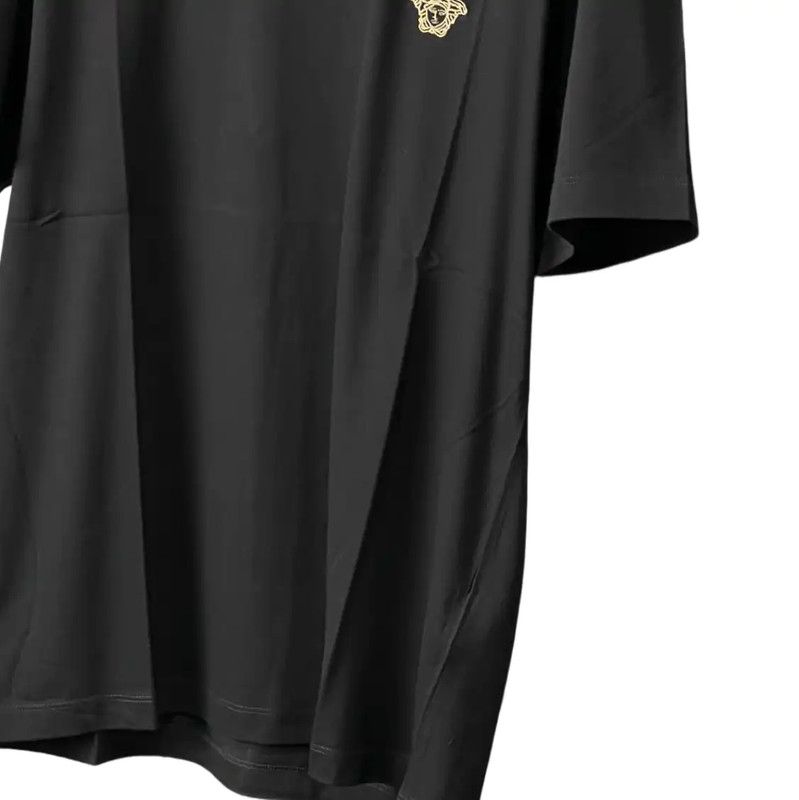 Versace Versace Black Cotton Long Sleeve T-Shirt 0089 Size US M / EU 48-50 / 2 - 6 Thumbnail