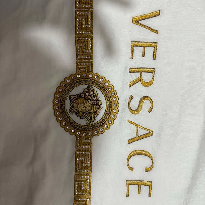 Versace Versace White Cotton Medusa Logo T-Shirt 0089 Size US M / EU 48-50 / 2 - 5 Thumbnail