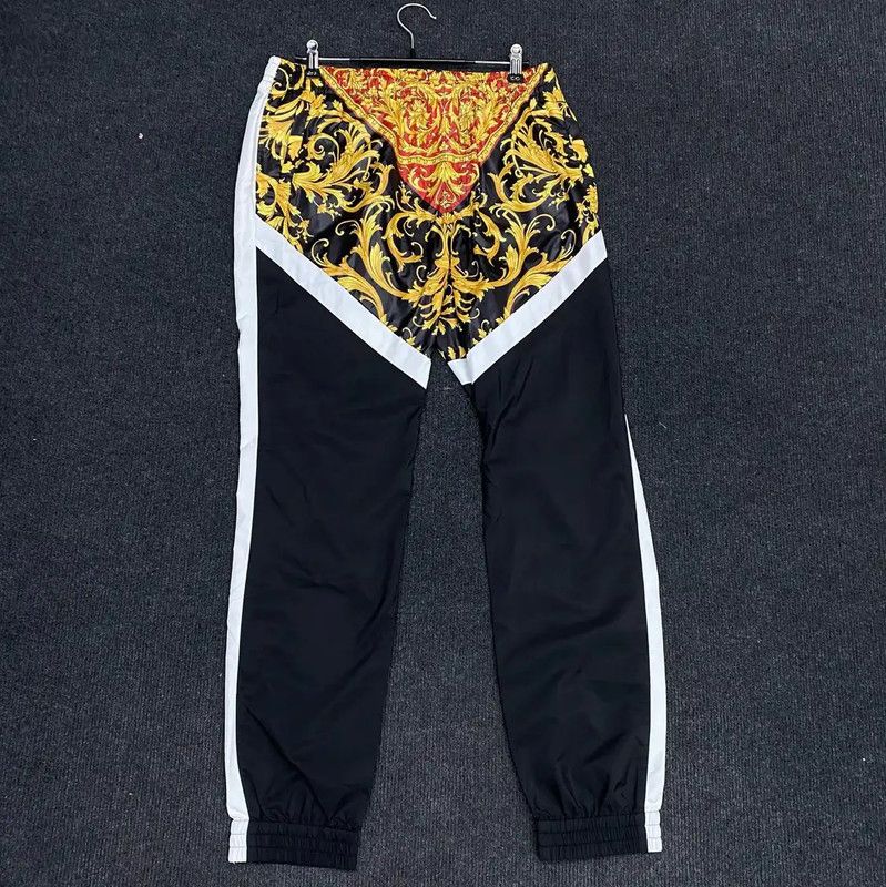 Versace Versace Men’s Black Nylon Casual Pants 0089 Size US 26 / EU 42 - 2 Thumbnail