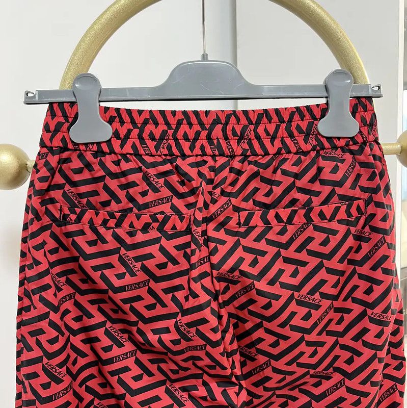 Versace Versace Summer Red Polyester Casual Pants 0089 Size US 26 / EU 42 - 10 Thumbnail