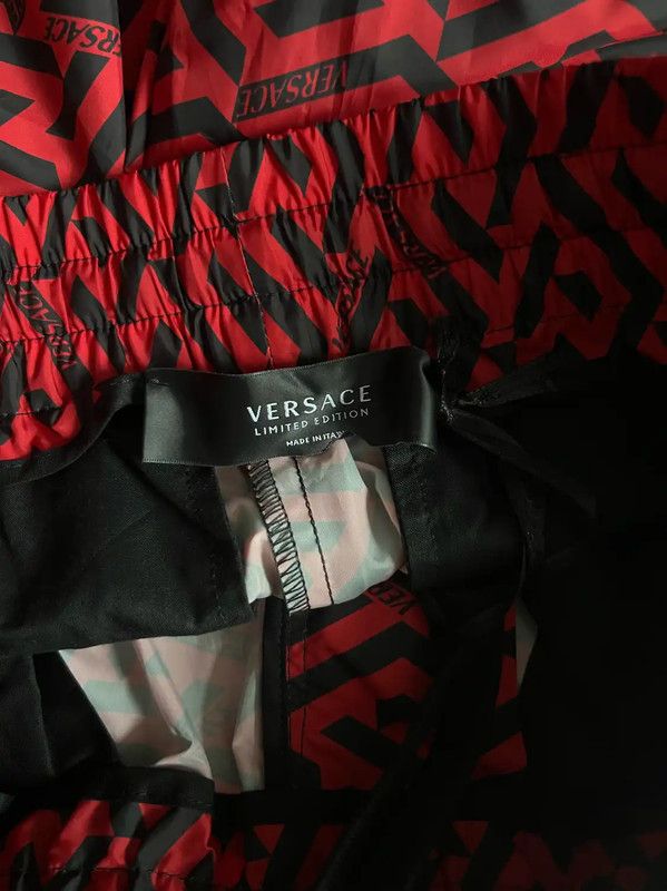 Versace Versace Summer Red Polyester Casual Pants 0089 Size US 26 / EU 42 - 6 Thumbnail