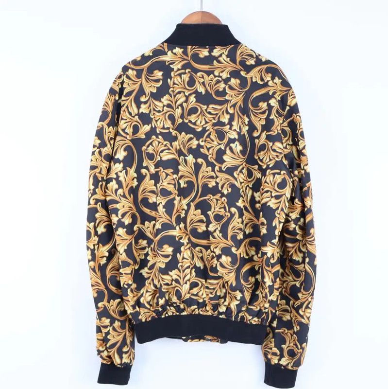 Versace Versace Spring Autumn Multicolor Bomber Jacket 0089 Size US S / EU 44-46 / 1 - 2 Thumbnail