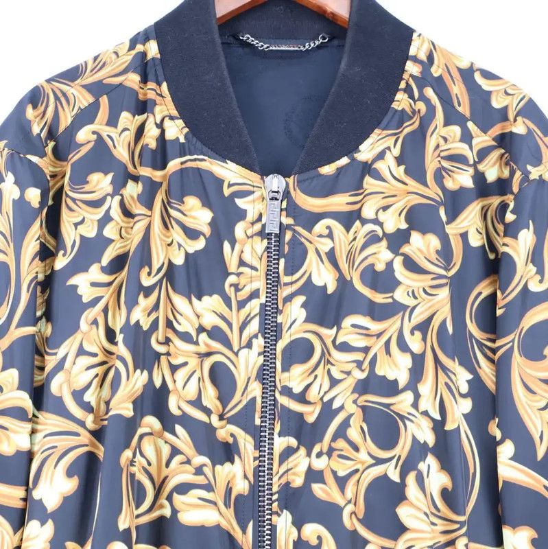Versace Versace Spring Autumn Multicolor Bomber Jacket 0089 Size US S / EU 44-46 / 1 - 3 Thumbnail