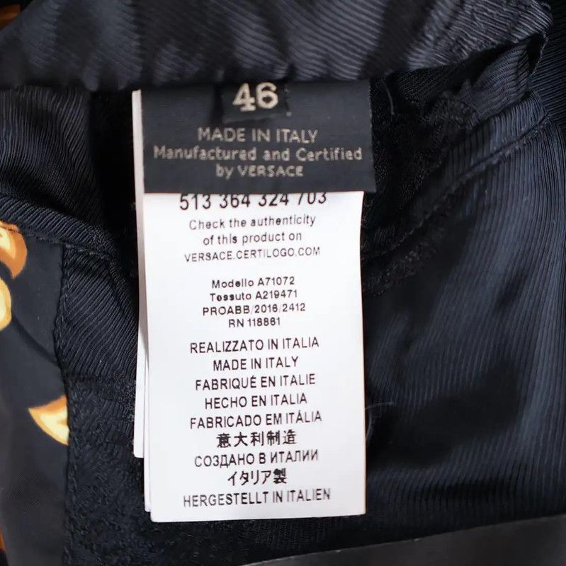 Versace Versace Spring Autumn Multicolor Bomber Jacket 0089 Size US S / EU 44-46 / 1 - 7 Thumbnail