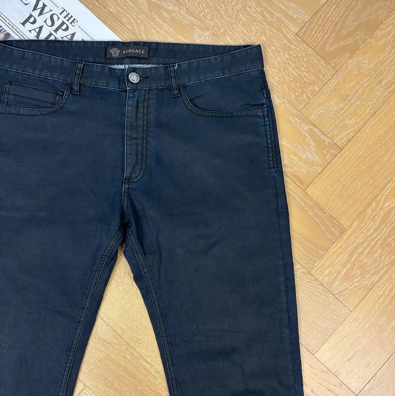 Versace Versace L Size Dark Blue Denim Casual Pants 0089 Size US 32 / EU 48 - 5 Thumbnail