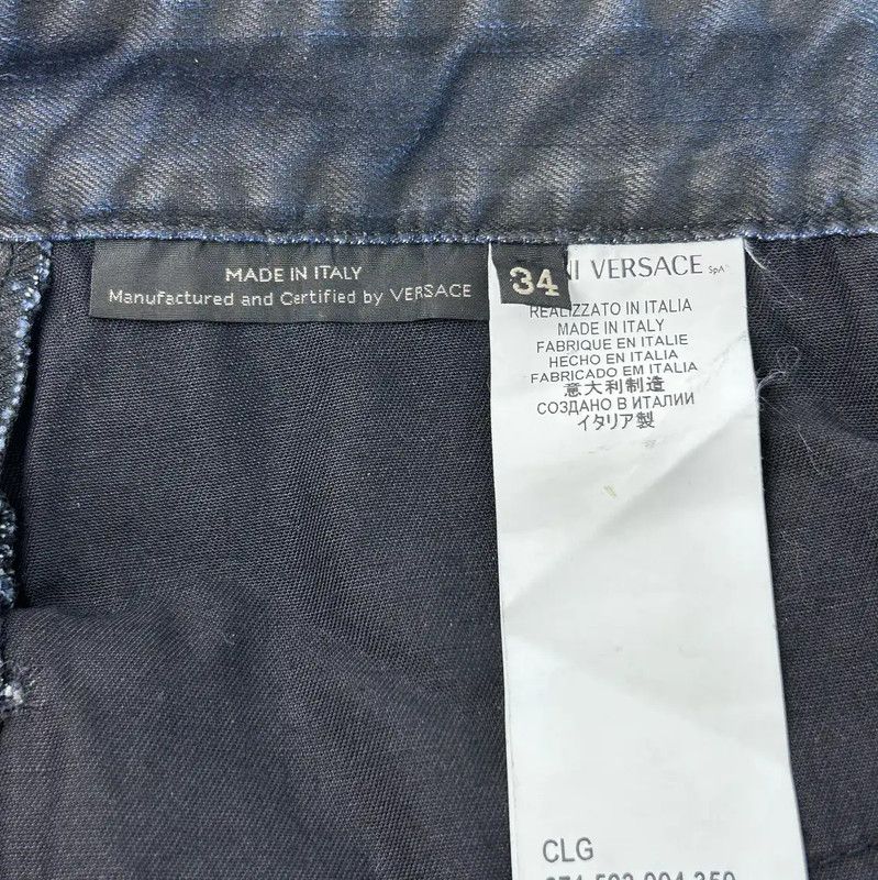 Versace Versace L Size Dark Blue Denim Casual Pants 0089 Size US 32 / EU 48 - 9 Thumbnail