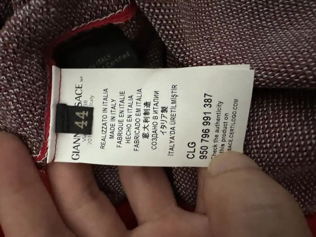 Versace Versace Red Wool Medusa Logo Sweater 0089 Size US S / EU 44-46 / 1 - 4 Thumbnail