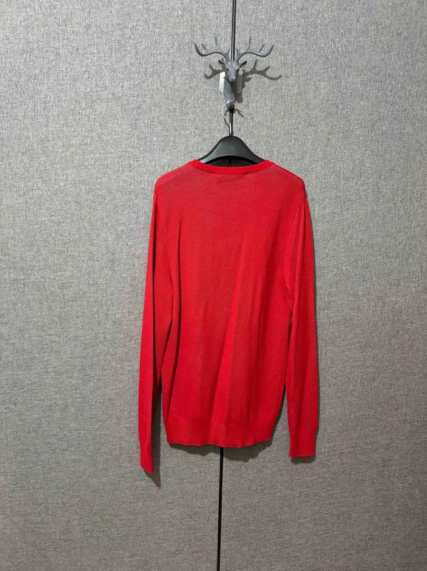 Versace Versace Red Wool Medusa Logo Sweater 0089 Size US S / EU 44-46 / 1 - 2 Thumbnail