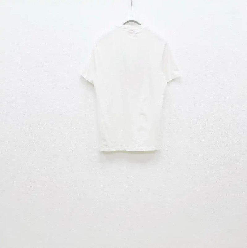 Versace Versace Men's Short Sleeve White T-Shirt 0089 Size US M / EU 48-50 / 2 - 2 Thumbnail