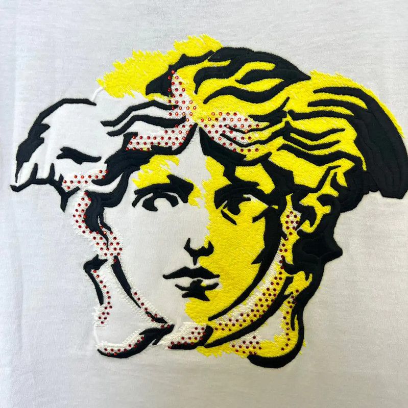 Versace Versace Summer White Cotton Men’s T-Shirt 0089 Size US M / EU 48-50 / 2 - 3 Thumbnail
