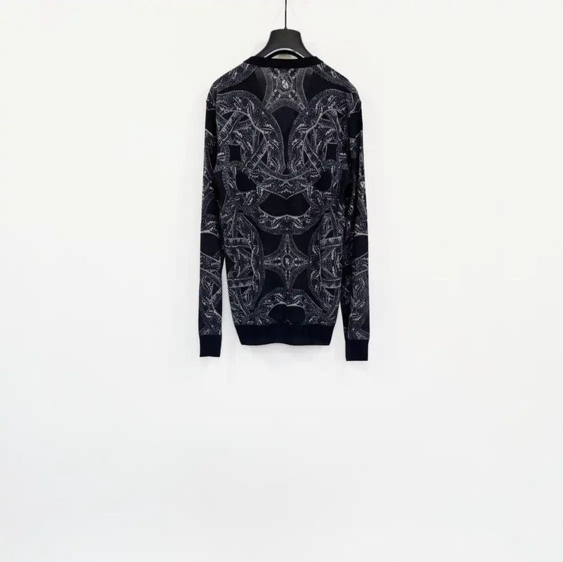 Versace Versace Black Wool Long Sleeve Pullover 0089 Size US S / EU 44-46 / 1 - 2 Thumbnail