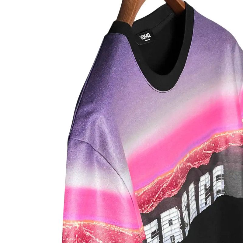 Versace Versace Color Block Logo Short Sleeve T-Shirt 0089 Size US S / EU 44-46 / 1 - 6 Thumbnail