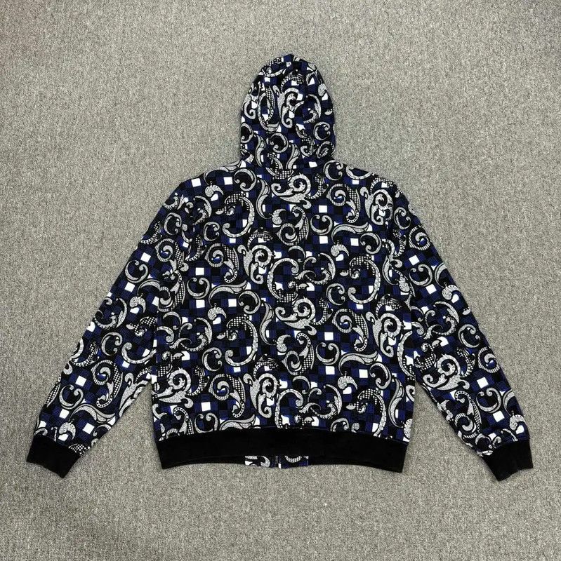 Versace Versace Multicolor Cotton Hooded Sweatshirt 0089 Size US XXL / EU 58 / 5 - 2 Thumbnail
