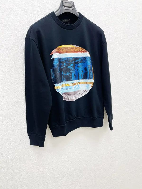 Versace Versace Black Long Sleeve Sweatshirt for Men 0089 Size US S / EU 44-46 / 1 - 2 Thumbnail