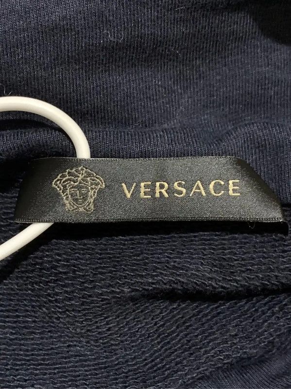 Versace Versace Men's Navy Zip-Up Hoodie 0089 Size US L / EU 52-54 / 3 - 5 Thumbnail