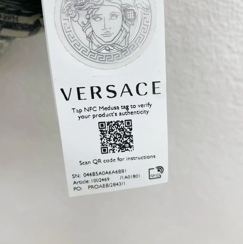 Versace Versace Green Cotton Short Sleeve T-Shirt 0089 Size US S / EU 44-46 / 1 - 5 Thumbnail