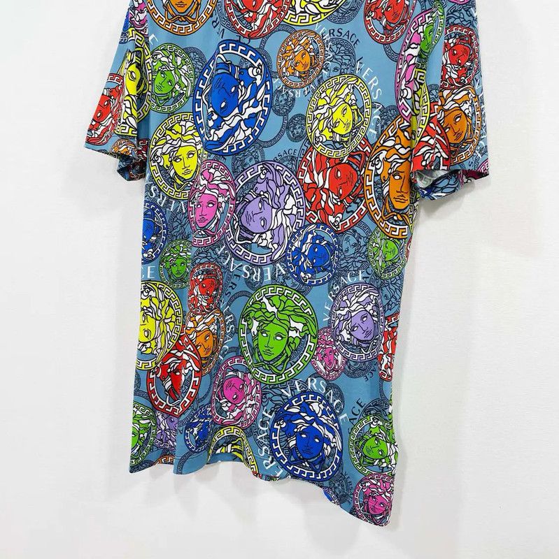 Versace Versace Colorful Summer Cotton Short Sleeve T-Shirt 0089 Size US S / EU 44-46 / 1 - 3 Thumbnail