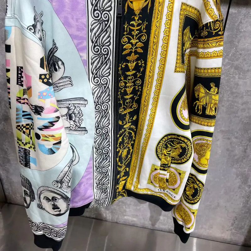 Versace Versace Men's Colorful Cotton Jacket 0089 Size US L / EU 52-54 / 3 - 3 Thumbnail