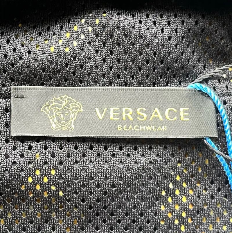 Versace Versace Black and Gold Men's Outerwear 0089 Size US L / EU 52-54 / 3 - 3 Thumbnail