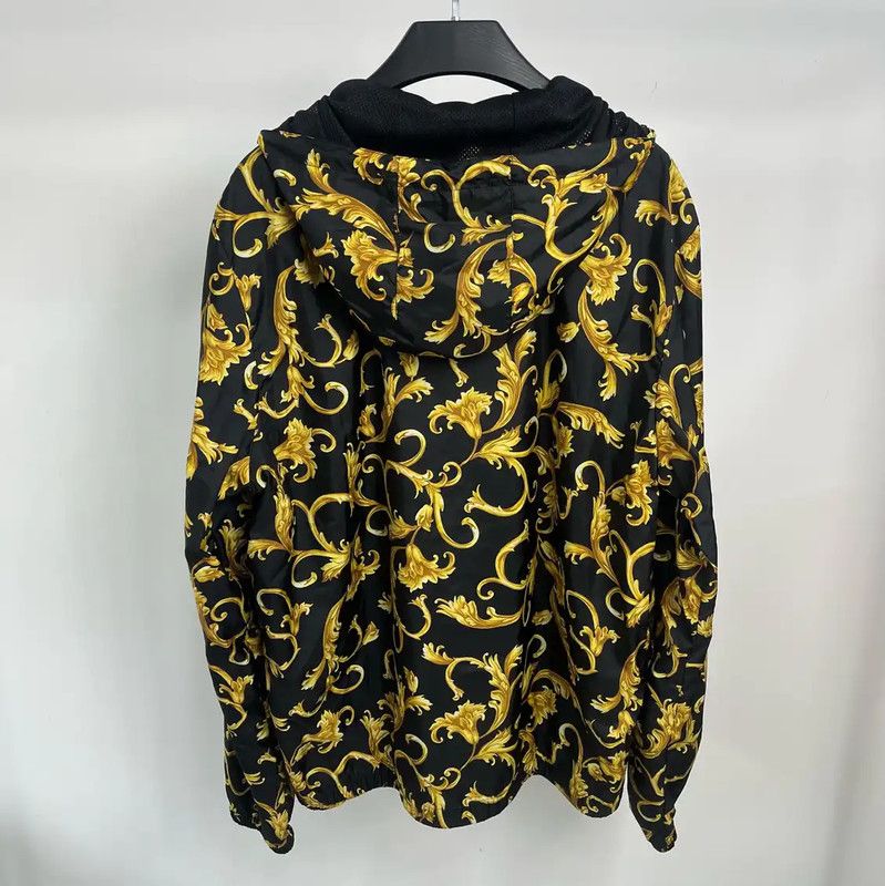 Versace Versace Black and Gold Men's Outerwear 0089 Size US L / EU 52-54 / 3 - 2 Thumbnail