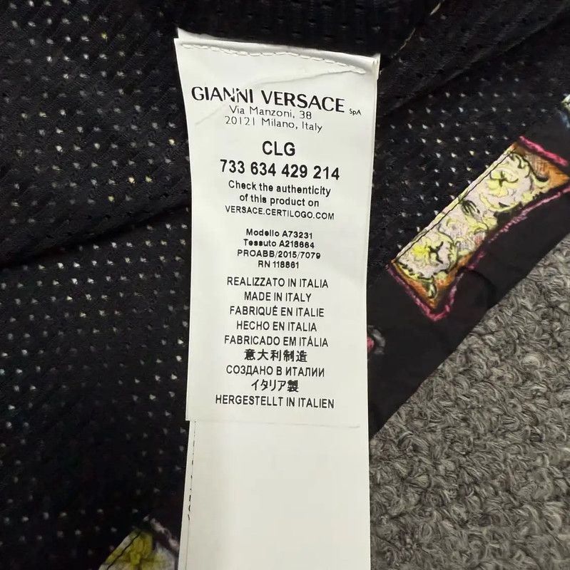 Versace Versace Men's Multicolored Hooded Jacket 0089 Size US M / EU 48-50 / 2 - 4 Thumbnail