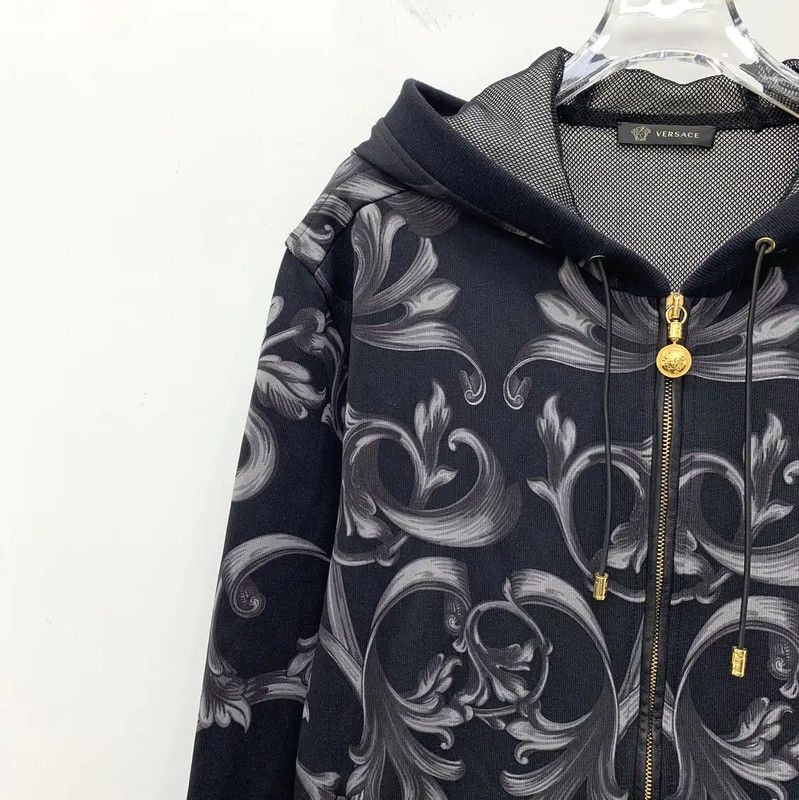 Versace Versace Men's Hooded Colorful Cotton Jacket 0089 Size US M / EU 48-50 / 2 - 3 Thumbnail