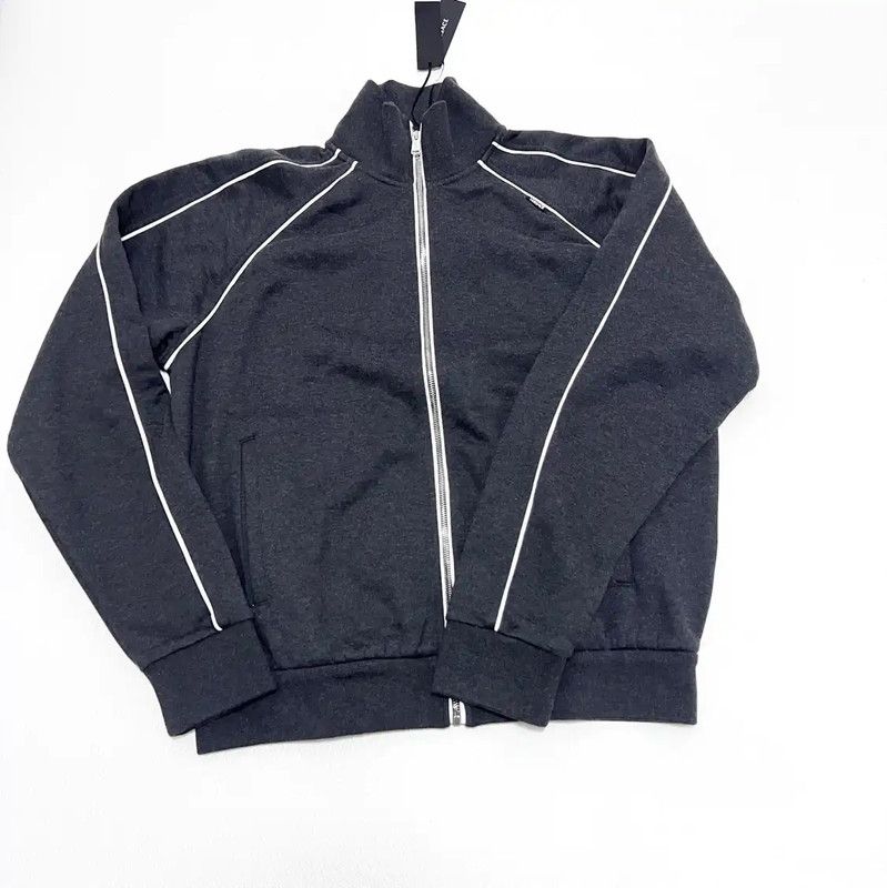 Versace Versace Gray Cotton Blend Pullover Jacket 0089 Size US XL / EU 56 / 4 - 2 Thumbnail