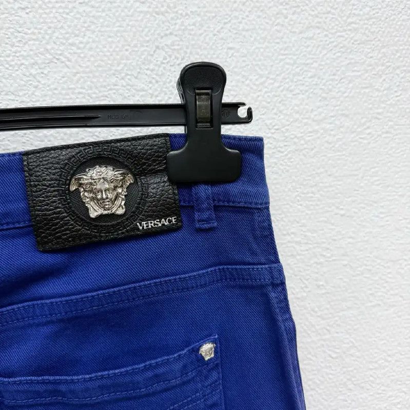 Versace Versace Men's Casual Denim Pants in Dark Blue 0089 Size US 32 / EU 48 - 6 Thumbnail