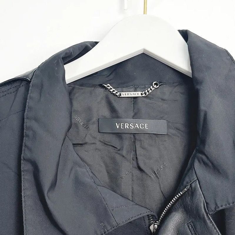 Versace Versace Black Men's Outerwear Jacket XL 0089 Size US XL / EU 56 / 4 - 4 Thumbnail