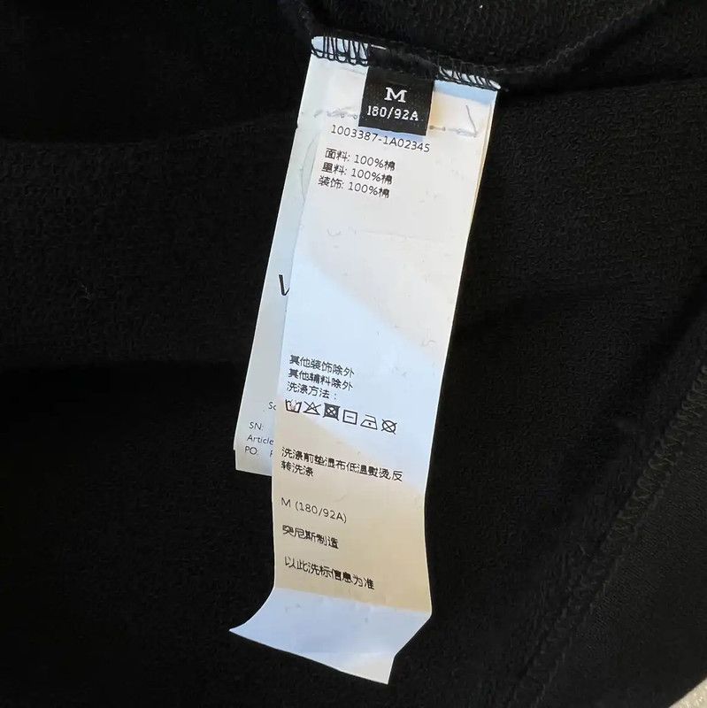 Versace Versace Black Cotton Long Sleeve Hoodie 0089 Size US M / EU 48-50 / 2 - 6 Thumbnail