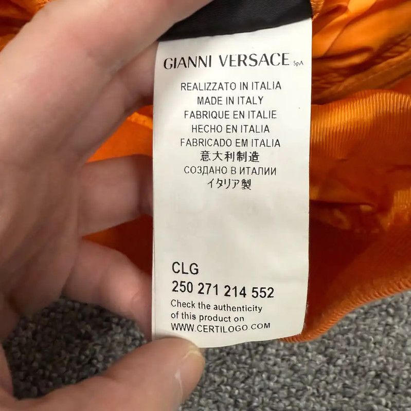 Versace Versace Multicolor Cotton Blend Bomber Jacket 0089 Size US L / EU 52-54 / 3 - 4 Thumbnail