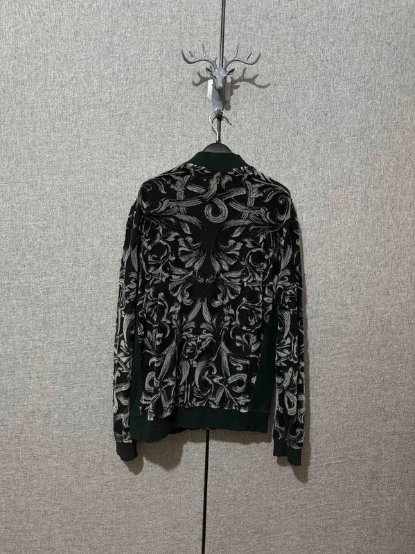 Versace Versace Black Embroidered Logo Men's Outerwear 0089 Size US S / EU 44-46 / 1 - 2 Thumbnail