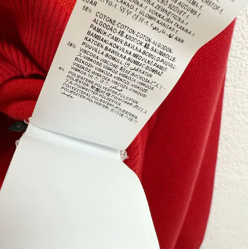 Versace Versace Red Long Sleeve Sweater for Men 0089 Size US M / EU 48-50 / 2 - 5 Thumbnail