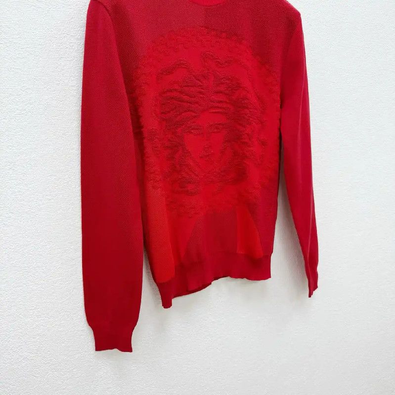 Versace Versace Red Long Sleeve Pullover Sweater 0089 Size US XS / EU 42 / 0 - 2 Thumbnail
