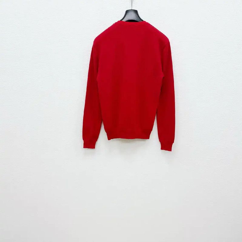 Versace Versace Red Long Sleeve Pullover Sweater 0089 Size US XS / EU 42 / 0 - 4 Thumbnail