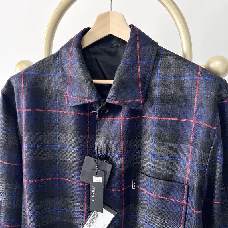 Versace Versace Colorful Wool Long-Sleeve Jacket 0089 Size US XXL / EU 58 / 5 - 2 Thumbnail