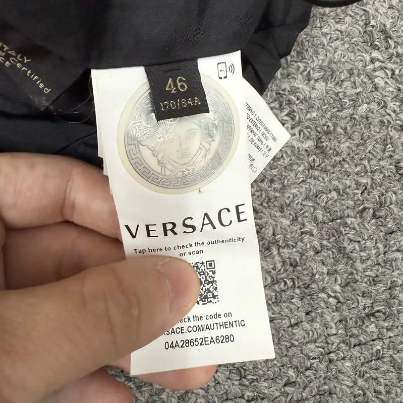 Versace Versace Multicolor Polyester Men's Outer Jacket 0089 Size US S / EU 44-46 / 1 - 4 Thumbnail