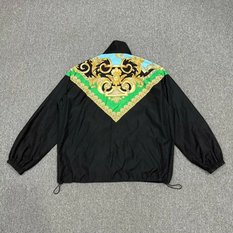 Versace Versace Multicolor Polyester Men's Outer Jacket 0089 Size US S / EU 44-46 / 1 - 2 Thumbnail