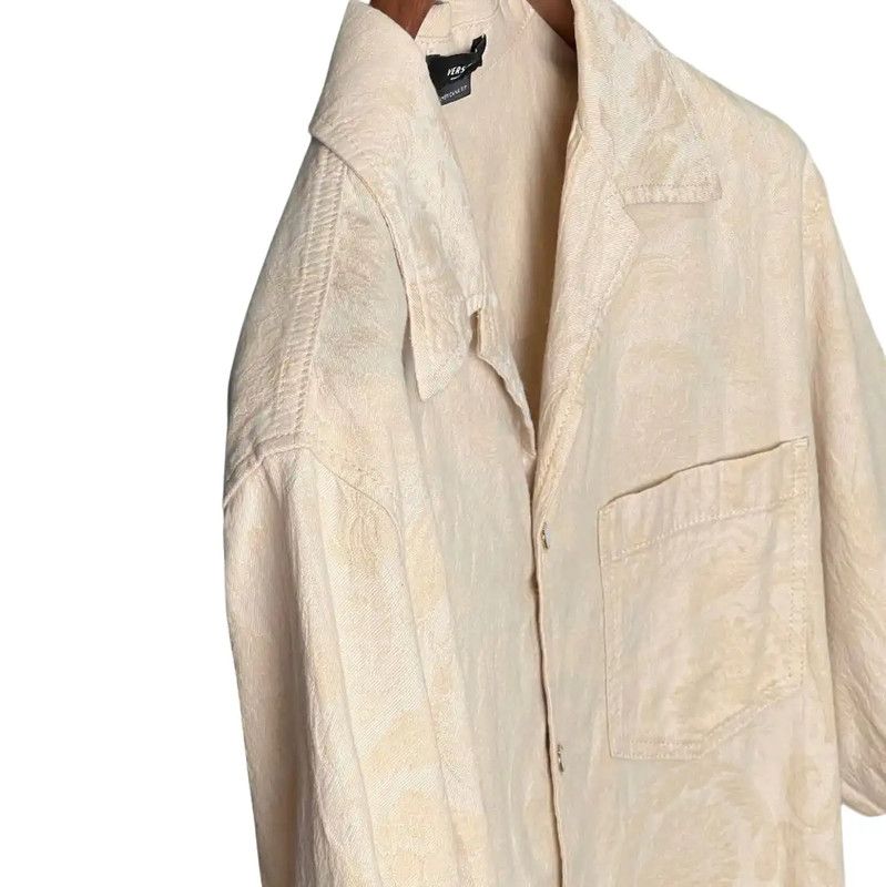 Versace Versace Beige Cotton Short Sleeve Shirt for Summer 0089 Size US S / EU 44-46 / 1 - 6 Thumbnail