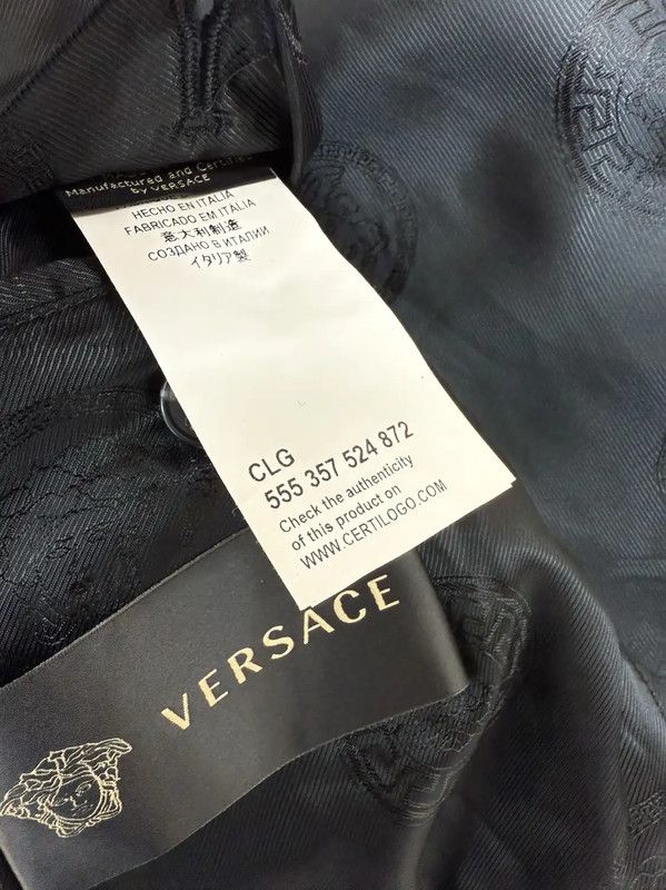 Versace Versace Black Long Sleeve Jacket for Men 0089 Size US XL / EU 56 / 4 - 7 Thumbnail